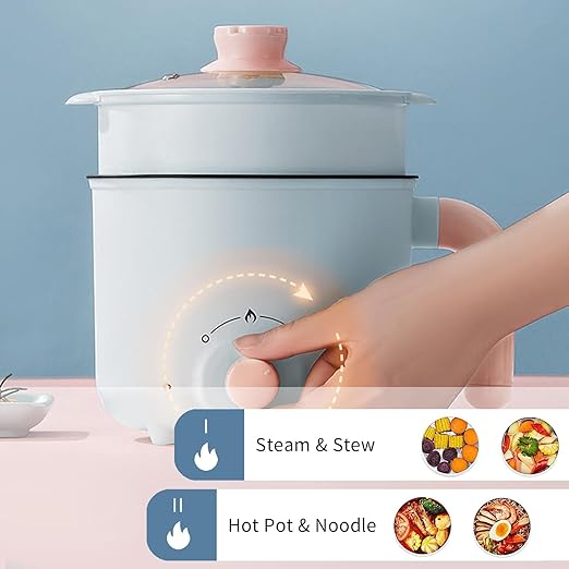 Electric Hot Pot with Steamer